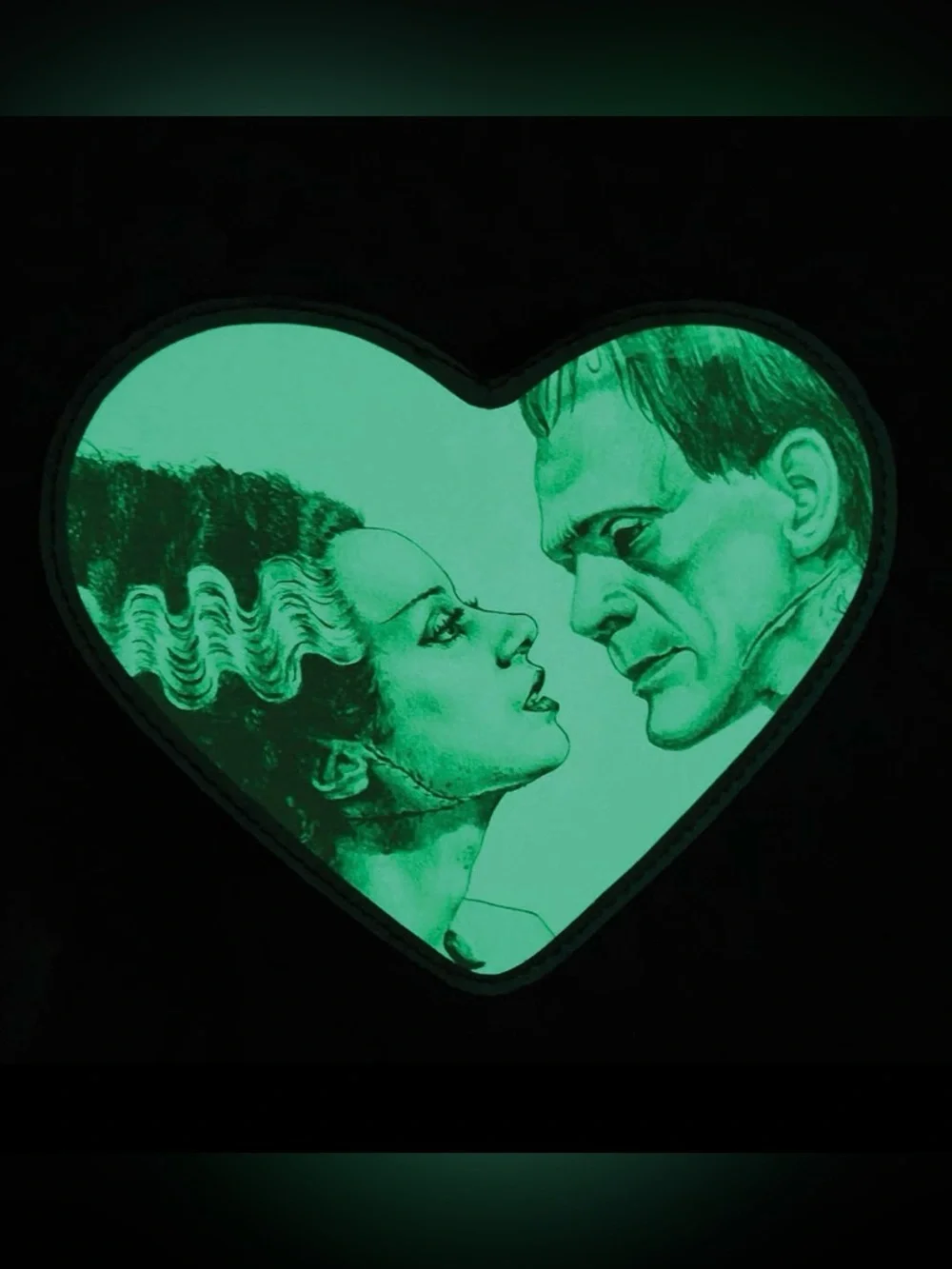 Glow In The Dark Frankenstein & Bride Convertible Bag